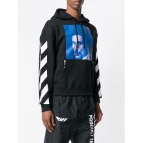 《 OFF-White ブランドコピー商品 》DIAG BERNINI OVER HOODIE フーディ パーカー 黒 iwgoods.com:7ypr02