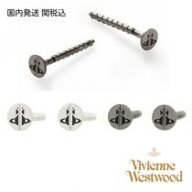 Vivienne WESTWOOD コピー品★SCREW EARRINGS ネジ スクリューピアス 両耳 iwgoods.com:sccriu