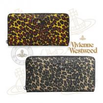 17/18新作★Vivienne WESTWOOD スーパーコピー 代引★レオパード柄長財布★2色より iwgoods.com:12hazs