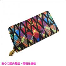 即発*Vivienne WESTWOOD スーパーコピー ダイアモンドタータン ジップウォレット iwgoods.com:yb0ue1