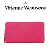 Vivienne WESTWOOD 激安スーパーコピー ★ HARAJUKU PINK ラウンド ジッパー 長財布 iwgoods.com:dotug1