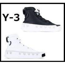 19SS Y-3 コピー品 KASABARU ハイトップ レザー スニーカー 国内発 送関込 iwgoods.com:8vm8ny