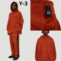 追跡有り配送！Y-3 偽ブランド Hooded Chenille Stripe Back パーカー iwgoods.com:xhyv2p