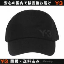 国内発[Y-3 偽物 ブランド 販売] ロゴ ウィンター キャップ 帽子 ブラック ウール iwgoods.com:obu2tz