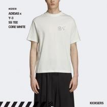 人気話題！ADIDAS Y-3 コピー品 LOGO SS TEE CORE White 激安スーパーコピー iwgoods.com:ojddgn