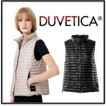 DUVETICA ブランド 偽物 通販★aillin 首元カラー付き ジップダウンフレアベスト 2色 iwgoods.com:1gs6ta