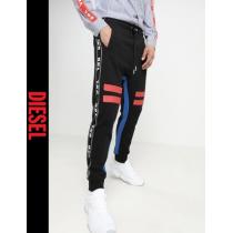 ★ドイツ発*DIESEL 偽物 ブランド 販売*新作*DSLロゴラインスウェットパンツ/B★ iwgoods.com:dy9s84