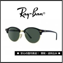 《RAYBAN 激安スーパーコピー》クラブラウンドサングラス・ブラック/関税送料込 iwgoods.com:s0auis