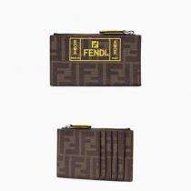 【FENDI スーパーコピー】19AW★FF ロゴファブリックコイン＆カードケース送料込 iwgoods.com:4j3mjd