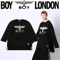 BOY LONDON 偽物 ブランド 販売(ボーイロンドン 激安スーパーコピー)★OVER FIT TAPE長袖Tシャツ2色 iwgoods.com:9k8oz5