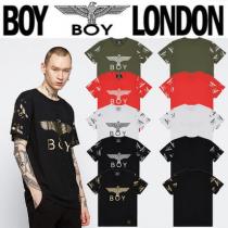 BOY LONDON 偽ブランド(ボーイロンドン コピーブランド)☆ロゴパターン柄袖Tシャツ 5色 iwgoods.com:egtrcj