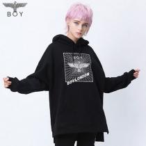 BOY LONDON 偽物 ブランド 販売/韓流スターRAINモデルブ起毛ラグランパーカー iwgoods.com:rpkiw7