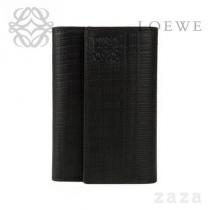 LOEWE ブランド 偽物 通販★ロエベ 激安スーパーコピー Small Vertical Wallet Black iwgoods.com:m2npck