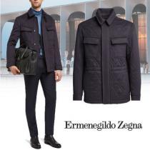 Ermenegildo Zegna ブランドコピー商品 カシミア防水ジャケット blue iwgoods.com:lcbsxm