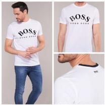 大人気☆HUGO BOSS スーパーコピー 代引　ロゴ入りTee Ｔシャツ　ホワイト iwgoods.com:1eefd7