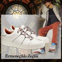 ゼニア ブランド コピーZegna スーパーコピー 代引 2019SS オフホワイト ブランド コピー カーフTIZIANOスニーカー iwgoods.com:wmii8b