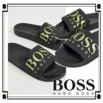 HUGO BOSS ブランドコピー通販◆今期トレンド☆ゴールドロゴスライダー iwgoods.com:lxzz4n