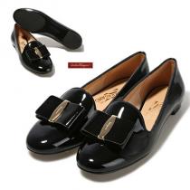 Salvatore FERRAGAMO コピー品/17SS ELISABEL 2 NERO金工リボンローファー iwgoods.com:2amc46