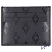 LOGO PRINT LEATHER CARD HOLDER iwgoods.com:8g5k18