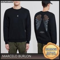 [SALE]送料込み◆MARCELO Burlon 激安スーパーコピー WING 偽物 ブランド 販売プリント スウェットシャツ iwgoods.com:0olatj