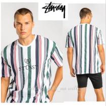 AUS発【STUSSY スーパーコピー 代引】大人気！半袖ストライプTシャツ iwgoods.com:pym7w0