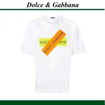 Dolce & Gabbana コピー品ドルガバ テープロゴプリントTシャツ iwgoods.com:uet6ip