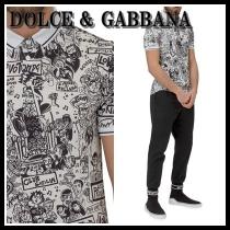 【海外発送】Dolce & Gabbana 激安スーパーコピー ★2019SS グラフィックポロシャツ iwgoods.com:f5f58j