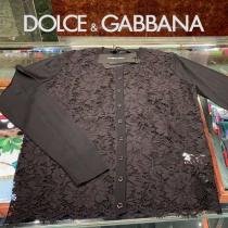 DOLCE&Gabbana コピー品 ドルガバ 19SS レース 長袖カーディガン *黒 iwgoods.com:qtnyyy