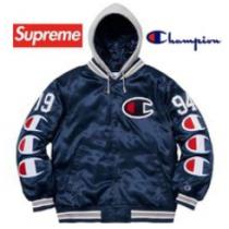 Supreme Champion Hooded Satin Varsity Jacket AW 18 WEEK 7着こなしおすすめジャケット シュプリーム 激安 エレガント男女兼用 iwgoods.com TvSTvi