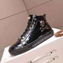 HIGH SNEAKER "SKULL"-O フィリッププレイン スニーカー コーデに遊び心をプラス メンズ PHILIPP PLEIN コピー 黒 完売必至 iwgoods.com O9ja8j