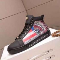 フィリッププレイン メンズ スニーカー ファッション感を出す新作 PHILIPP PLEIN ブランド 靴 コピー ブラック 着こなし 安い iwgoods.com myyyWD