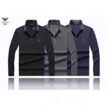 3色可選 長袖Tシャツ  アルマーニ ARMANI 2019トレンドファッション新品 活躍するトレンドアイテム iwgoods.com K1nuWn