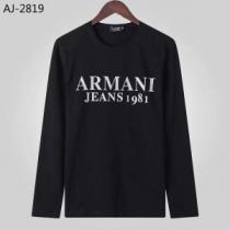 長袖Tシャツ 2色可選 アルマーニ ARMANI 2020秋冬憧れスタイル 今年の冬のトレンドデザイン iwgoods.com KXzSzq