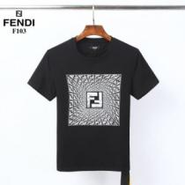 非常にシンプルなデザインな 半袖Tシャツ2色可選  価格帯が低い フェンディ FENDI iwgoods.com uGjO9D