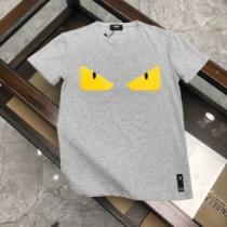 普段見ないデザインばかり 半袖Tシャツ2色可選  春夏コレクション新品 フェンディ FENDI iwgoods.com 4PX1fe