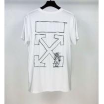半袖Tシャツ 2色可選 最もオススメ Off-White 人気が継続中 オフホワイト  海外でも大人気 iwgoods.com eOre4b