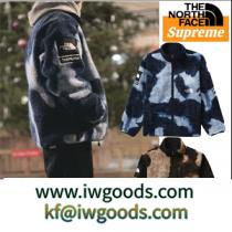 トレンド!ノースフェイスコピーSupreme×The North Face Denim Print Fleeceコラボジャケット人気 iwgoods.com LXHz4D