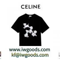 高品質 人気 半袖Tシャツ 2022春夏 優しいフィット感 CELINE偽物ブランド クールビズ iwgoods.com zuCiSz