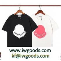 半袖Tシャツ 2022春夏 耐久性に優れ 2色可選 MONCLERブランド 偽物 通販 細身のシルエット iwgoods.com XPfaOn