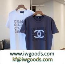 この夏絶対着たくなる CCブランド新作 半袖Tシャツ偽物 ラグジュアリーな雰囲気 男女兼用 気軽に着られる iwgoods.com WDyq0f
