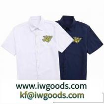 ルイヴィトン1AA5FQ❤️❤️LVSEプリンテッドロゴ半袖メンズシャツLOUIS VUITTON服コピー販売簡単デザイン iwgoods.com Wra81r