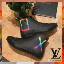 LOUIS VUITTON 偽物 ブランド 販売 タイガ・レインボー タトゥー・ライン スニーカー iwgoods.com:p7d3th