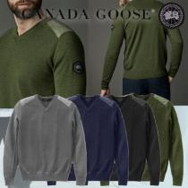CANADA Goose ブランド 偽物 通販▼上質 ブラックラベル MCLEOD Vネックセーター 4色 iwgoods.com:g6rppa