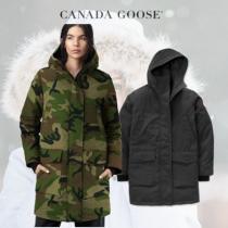 CANADA Goose 偽ブランド Canmore Parka / Classic Camo / Black / ダウン iwgoods.com:pgaf31