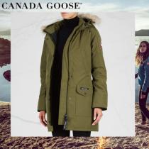 ☆ CANADA Goose 激安スーパーコピー Trillium カーキ ファーパーカーコート iwgoods.com:8vnt8n