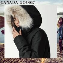 ☆ CANADA Goose 偽ブランド Elrose ファートリム パーカーコート iwgoods.com:4kyri9