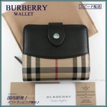 国内即発 BURBERRY 激安スーパーコピー チェック柄 折りたたみ財布 ブラック ギフト iwgoods.com:tpyivi