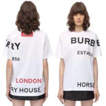 【BURBERRY スーパーコピー】VIP価格★ホースフェリーオーバーサイズ Tシャツ iwgoods.com:za7miz