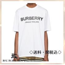 ◇送料関税込◇BURBERRY 偽物 ブランド 販売 ロゴプリント コットンTシャツ ホワイト iwgoods.com:afoly7
