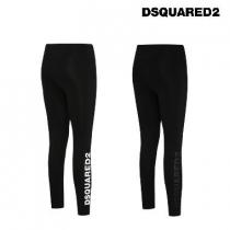 DSQUARED2 スーパーコピー 代引 レディース ロゴレギンス 2カラー iwgoods.com:ozne49